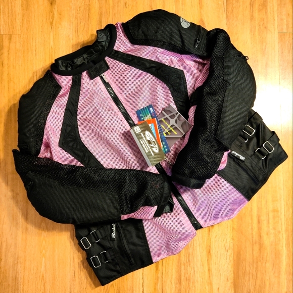 Joe Rocket Women Cleo Elite Motorcycle Jacket size 2 Diva - Picture 2 of 12